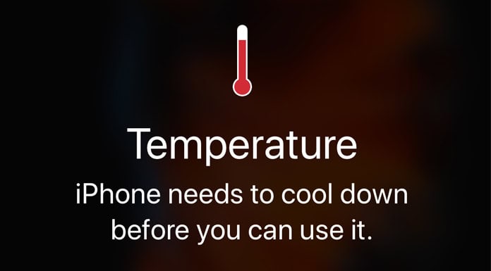 iphone needs to cool down